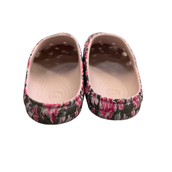 Crocs Discontinued Freesail Graphic Clogs Floral Size 10 Rare HTF GUC - Picture 7 of 10